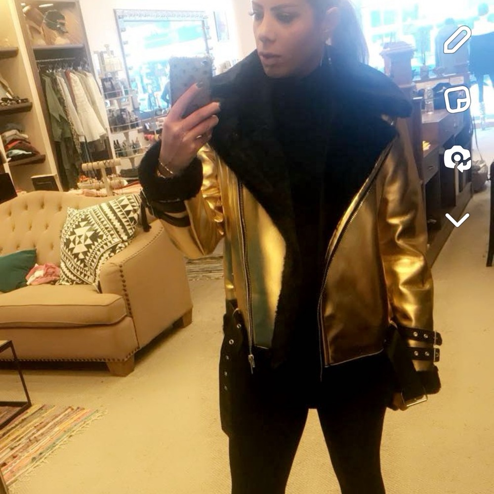 Motorcycle metallic jacket